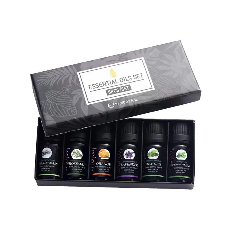 Pure Essential Oil 10ml for Humidifier Fragrance Aroma Diffuser (6pcs Package) - Price in Bangladesh