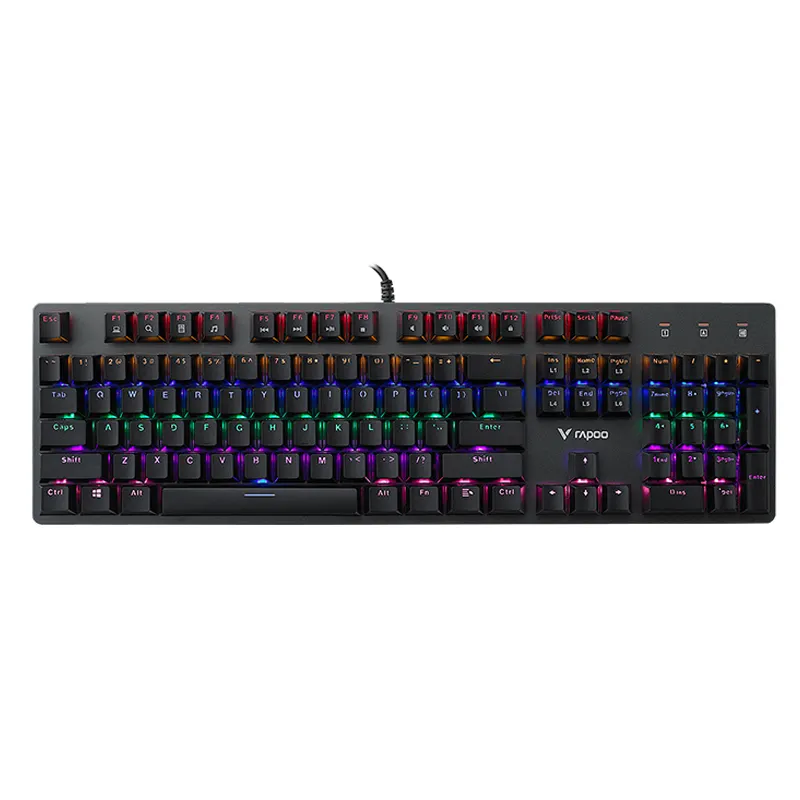 Rapoo V500 SE Mixed Light 104 Keys Metal Wired Mechanical Gaming Keyboard - Price in Bangladesh
